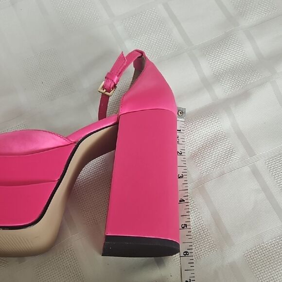 Steve Madden Pink Tamy Platform Heels - Picture 8 of 16
